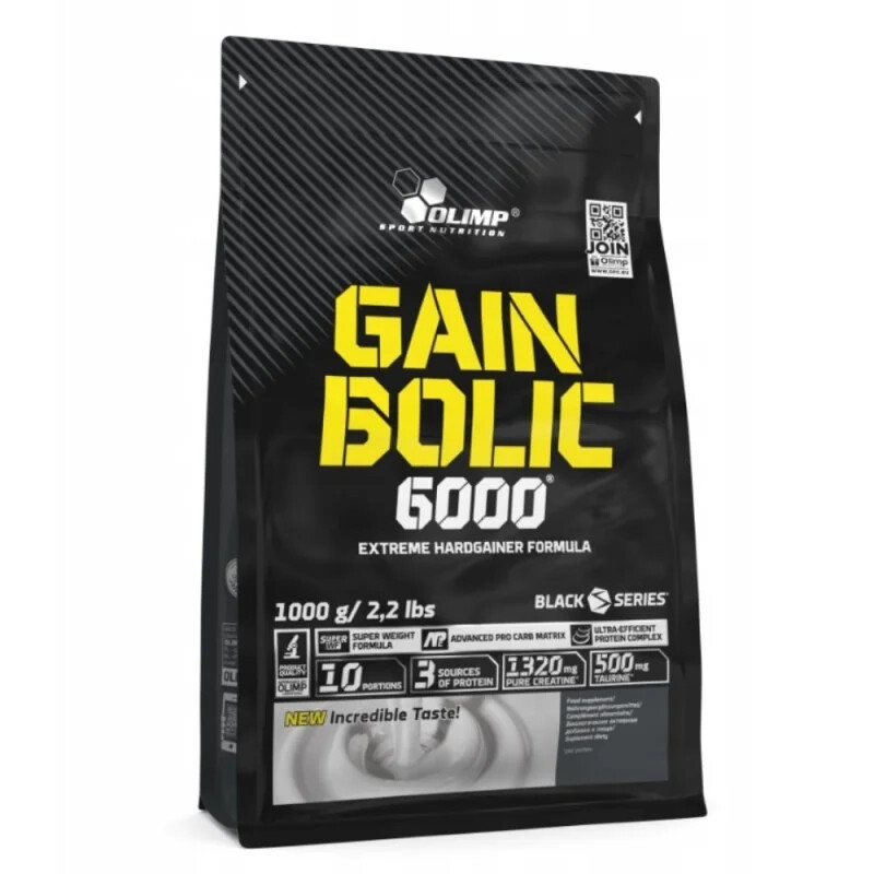 Olimp Gain Bolic 6000 fragola, 1000 g