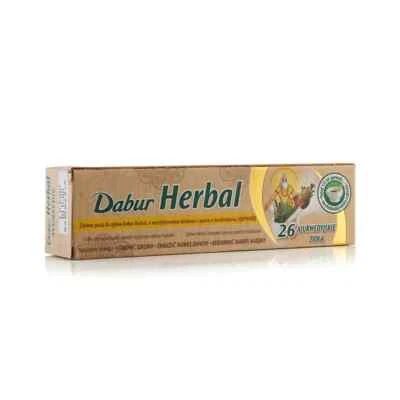 3 X DABUR HERBAL COMPLET CARE 26 AYURVEDIC HERBS TOOTHPASTE ( 100ml )