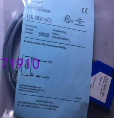 Original CONTRINEX Opposite Photoelectric Switch LLK-5050-000 Induction