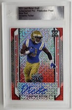 2021 Leaf Metal Draft Mojo Red PP Proof Demetric Felton Autograph RC 1/1 Auto