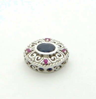 DIAMANT SAPHIR SLIDE OVALE FORM SLIDE KLEIN 14K