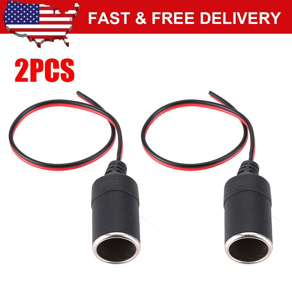Charger Cable Female Socket Plug Connector Adapter