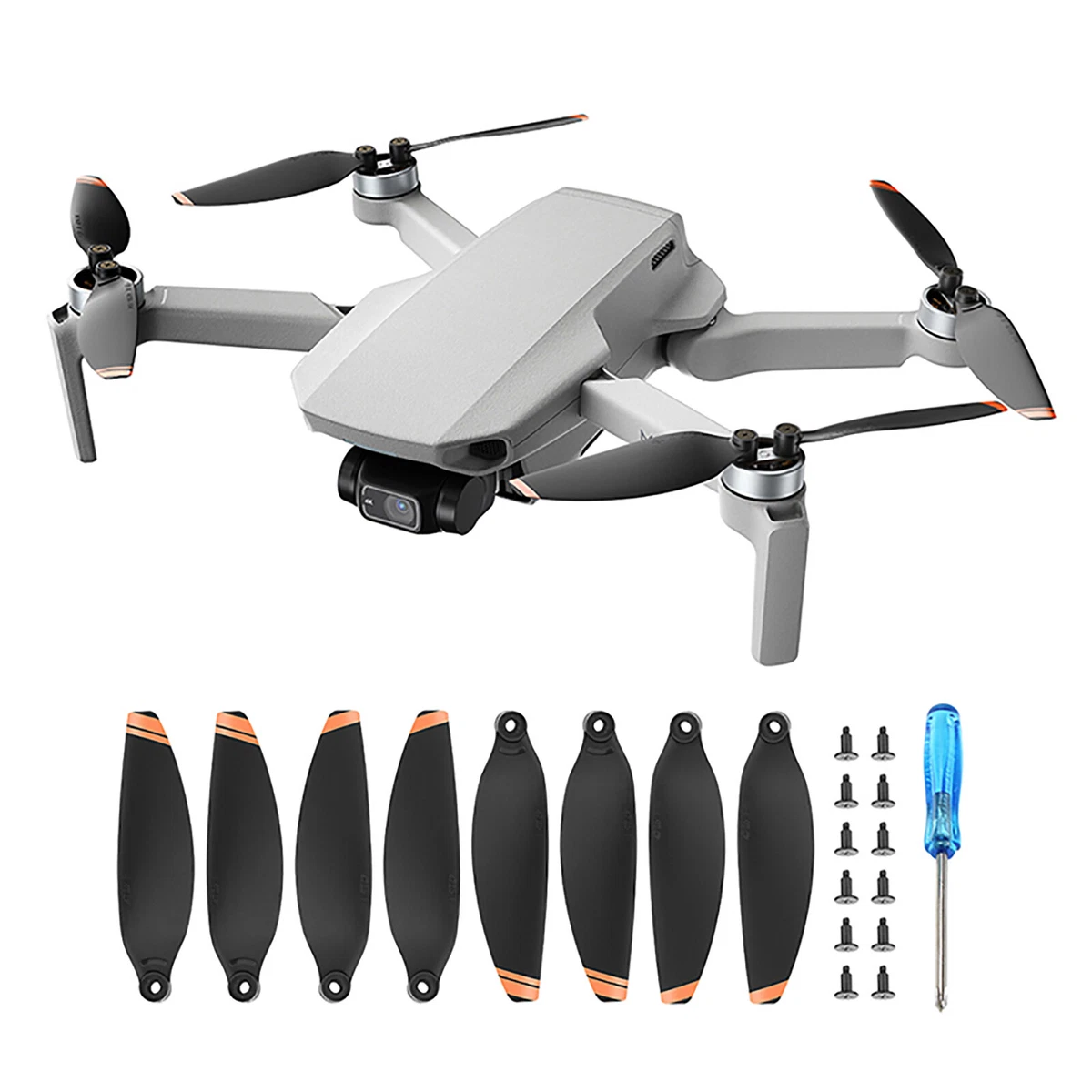 Low Noise Propellers For DJI Mini 2 Drone Black 1 2 4 Pairs PC Set