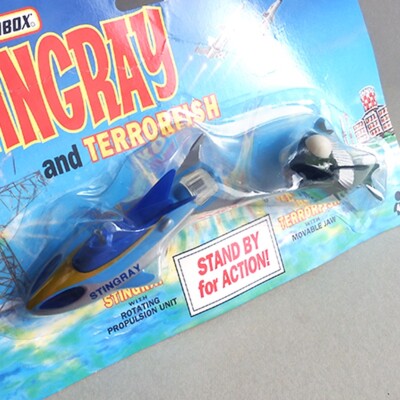 Vintage Matchbox Stingray And Terrorfish Action Figures 1992 | eBay