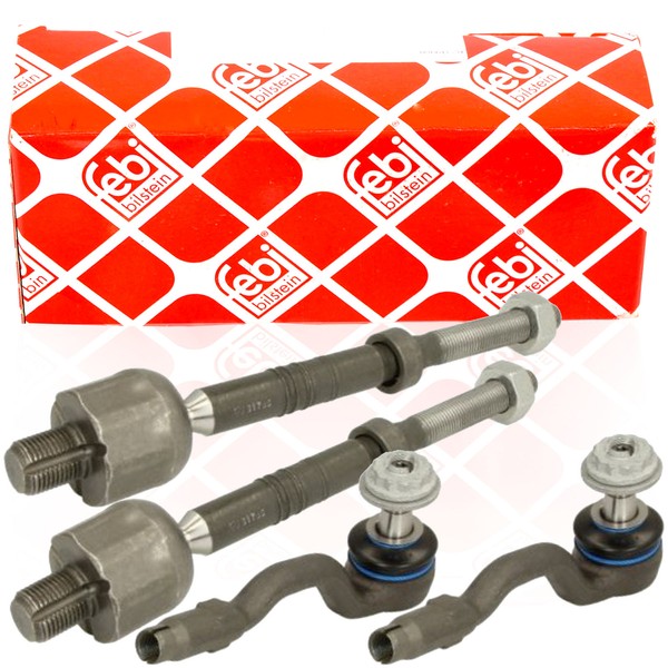 2X Febi Bilstein 33512 Spurstange + SpurstangenköPfe FüR BMW X5 E70 X6 E71 E72-image