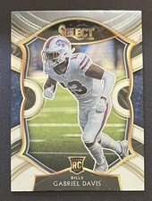 2020 Panini Select Gabriel Davis RC Rookie Card Buffalo Bills #82. rookie card picture