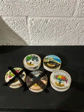 Vintage La Vosgienne Of France 3" Candy Tins -  all are empty.