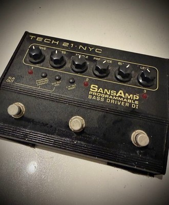 SansAmp Programmable Bass Driver D1 Body Only Pedal Used