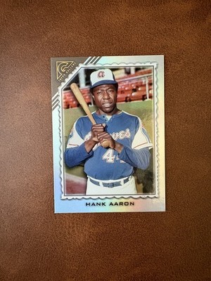 2022 Topps Gallery - Hank Aaron #73 Rainbow Foil Parallel Atlanta Braves M/NM