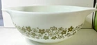 RARE-PYREX SPRING BLOSSOM CRAZY DAISY 443   2 1/2 QUART BOWL BEAUTIFUL USED COND