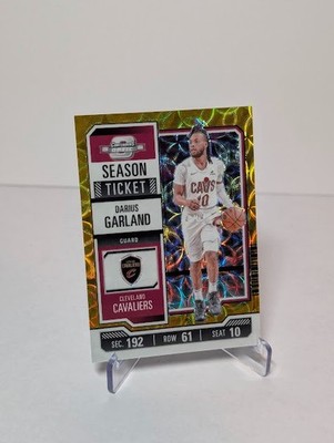 2023-24 Contenders Optic Darius Garland Season Ticket Gold Scope /10