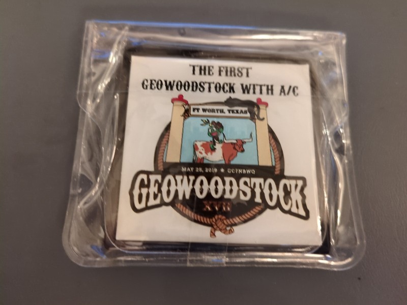 UNACTIVATED-Geocoin -GeoWoodStock XVII-Fort Worth, Texas