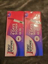 2 Boxes of 2: First Response Pregnancy Tests Digital Exp. 10/28/2026