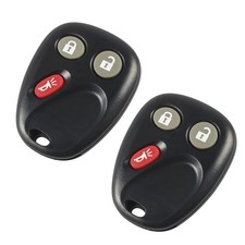 2Pack 3-Button Keyless Entry Remote Car Key Kit For Chevrolet For GMC 2003-2007