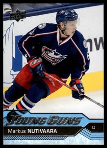 2016-17 Upper Deck Young Guns Markus Nutivaara Rookie Columbus Blue Jackets #457