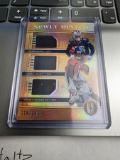 2020 Panini Gold Standard #MM-T3 - Newly Minted Mem Triples Lamb, Jeudy, Ruggs #