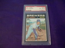 1971 TOPPS #116 KEN SANDERS PSA 8
