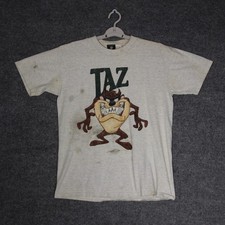 Vintage Warner Bros Taz Tasmanian Devil T Shirt Mens M Cartoon Character