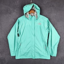 The North Face Resolve 2 Jacket Girls Large Seafoam Green Waterproof Hooded