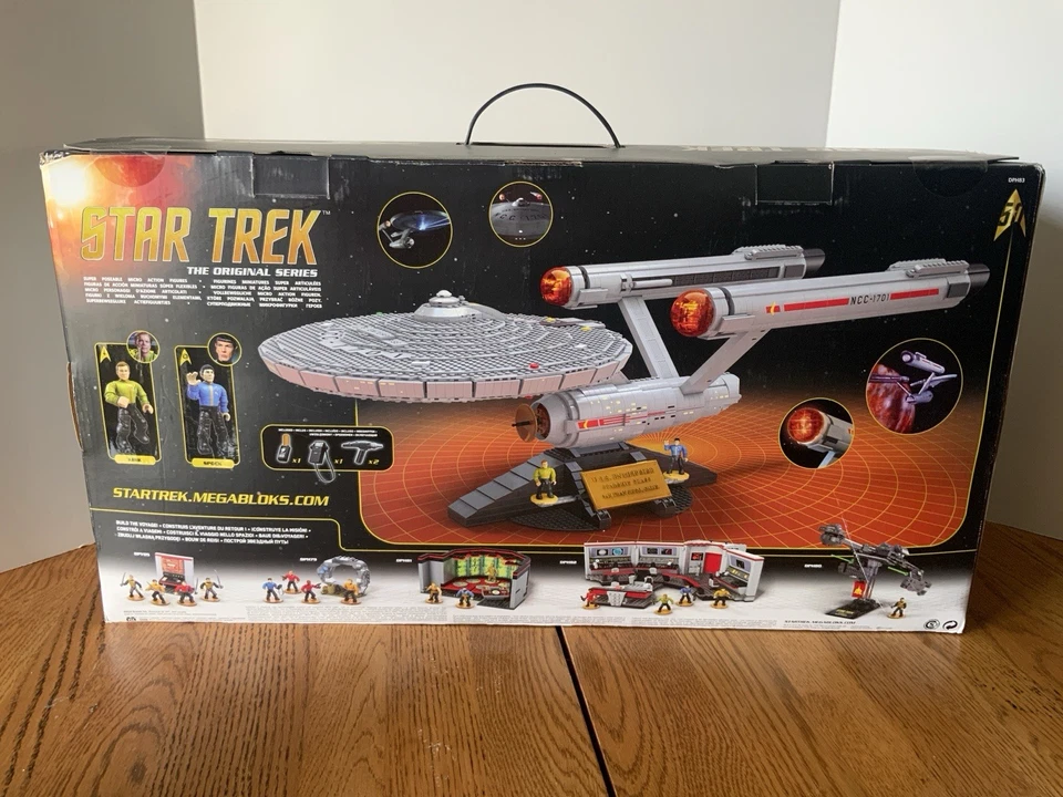 Mega Bloks Star Trek U.S.S. ENTERPRISE NCC-1701 Collector  2016 - NEW Sealed - Image 2 of 4