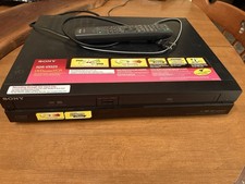 Sony DVD Recorder VCR Combo With Remote HDMI 1080 Copy Transfer VHS Tapes to DVD