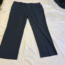 Ben Hogan Performance Pants Mens 44x30 Blue Navy YKK Stretch Wicking UPF50