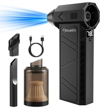 Compressed Air Duster:130000RPM Electric Air Duster with LED Display,Recharge...