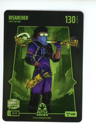 Bo Jackson Battle Arena - Risarcher Glow Battlefoil -BF-119