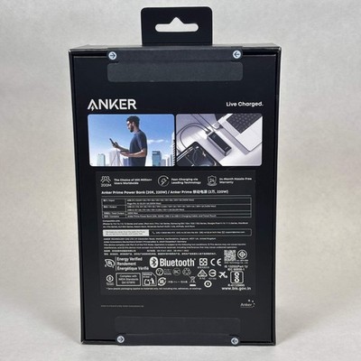 Anker Prime 20 000mAh Fast Charging Portable 3-port 220W Power
