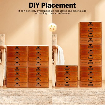 Drawer Organizer Wooden Desktop Organizer Wooden Storage Box