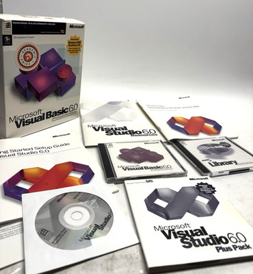Microsoft Visual Basic 6.0 Professional Pro 6 203-00769 RETAIL BOX
