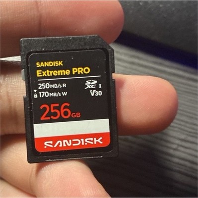 SanDisk Extreme PRO 256GB SDXC Class 10 U3 V30 High Speed Memory Card