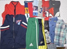 13 Item Lot Boys Size 6/7 Clothing. UA Nike Lego Carters Shirts Shorts Jackets