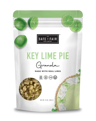 Safe + Fair Key Lime Pie Granola   Gluten-, Dairy-& Vegan Snack   Allergen-, ...