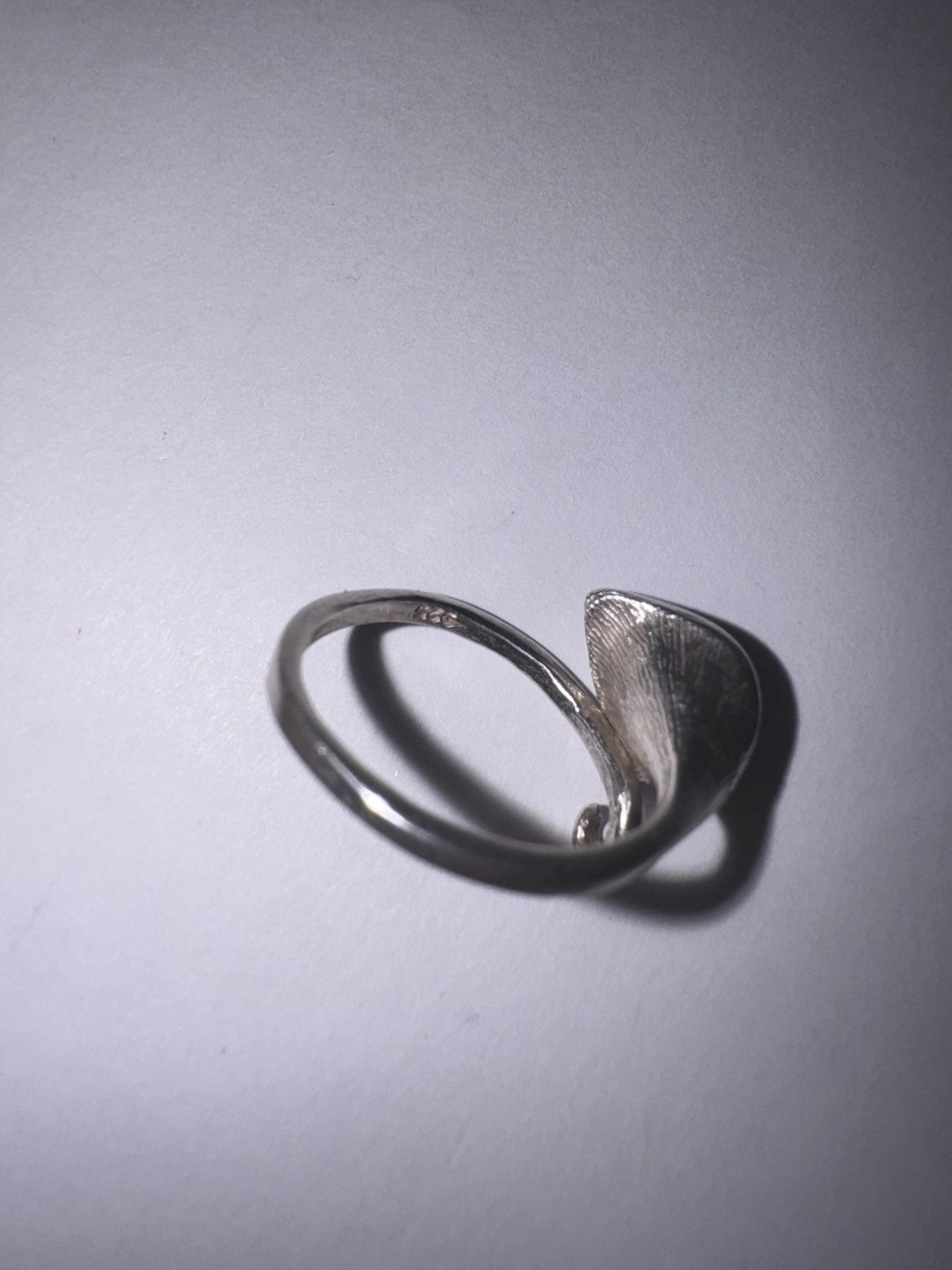 Silver Wrap Adjustable Artistic Asymmetrical Hand… - image 5