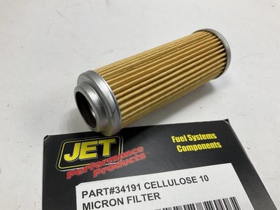 Jet Performance 34191 Fuel Filter Cellulose 10 Micron Replacement For 34180