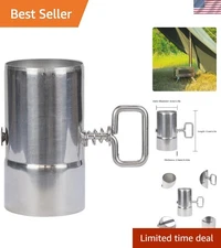 304 Stainless Steel Stove Pipe with 2.36 Inch Damper for Enhanced Smoke Control