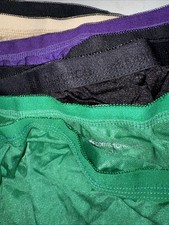 Size 13 Comfort Choice Women's Plus Size Nylon Brief 5-Pack 44  Waist Flat Multi