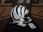 Chad Johnson Autographed Full Size Helmet Ocho Cinco. Bengals.