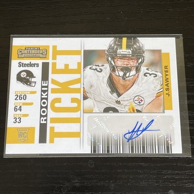 2025 Panini Contenders Jack Sawyer Rookie Ticket Auto # 35 Steelers