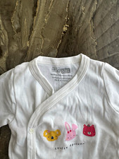 Hello Baby Newborn Cotton Ribbed Wrap Bodysuit Long Sleeve Lovely Friends