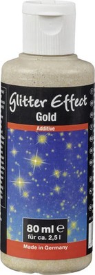 Decotric Glitter Effect Gold 80 ml  Struktur- & Effektfarbe
