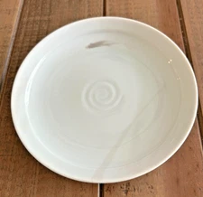 Korean Air Inflight 6" Plate Wedgwood Collaboration Pale Blue Painted Inner Leaf