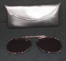 Men's Clip-On Sunglasses  Case