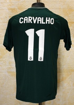 Real Madrid 2012-2013 UEFA CL third jersey shirt Carvalho #11 | eBay