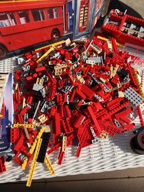 RETIRED Lego Creator London Bus Set 10258 Double Decker Bus W/box manual sticker