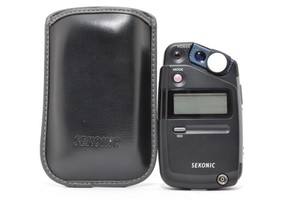 [Casi sin usar] Medidor de exposición a luz digital Sekonic L-308 Flash Mate de JAPÓN