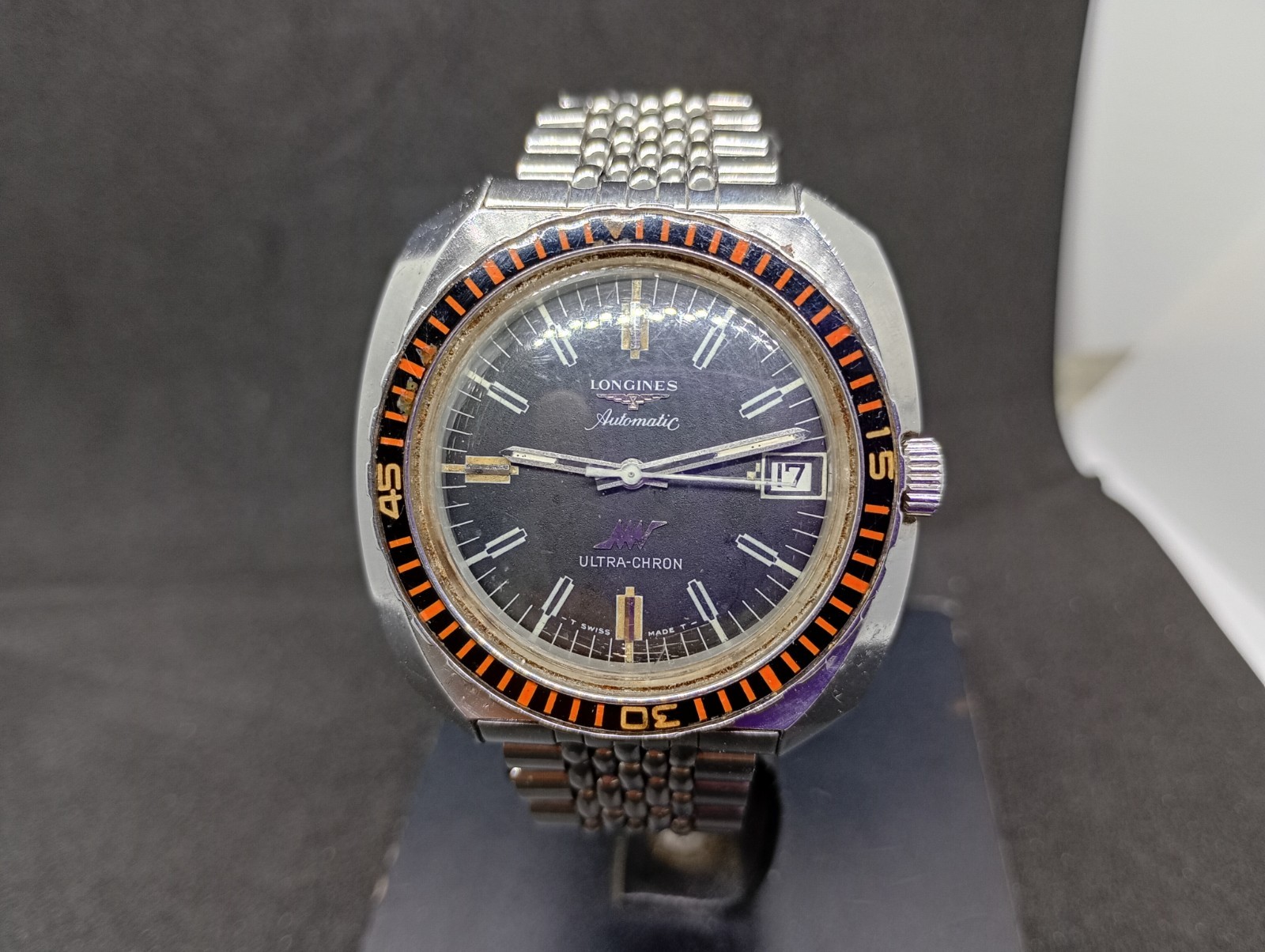 Ref. Vintage 7970-4 Swiss Cal.6652 Automatic Diver ULTRA-CHRON Date Longines - VintageWatches.PK Ref. Vintage 7970-4 Swiss Cal.6652 Automatic Diver ULTRA-CHRON Date Longines - vintagewatches.pk