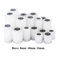 25mm - 65mm Nylon Roller Wheel Plastic Bearing CNC Guiding Wheel Flat Belt Idler