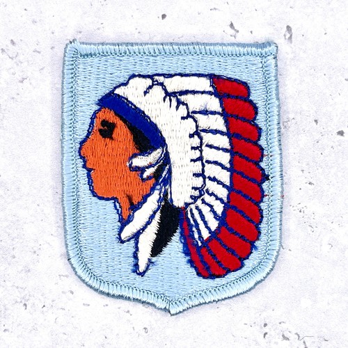 Vintage Oklahoma National Guard Patch • 70s State Native Chief